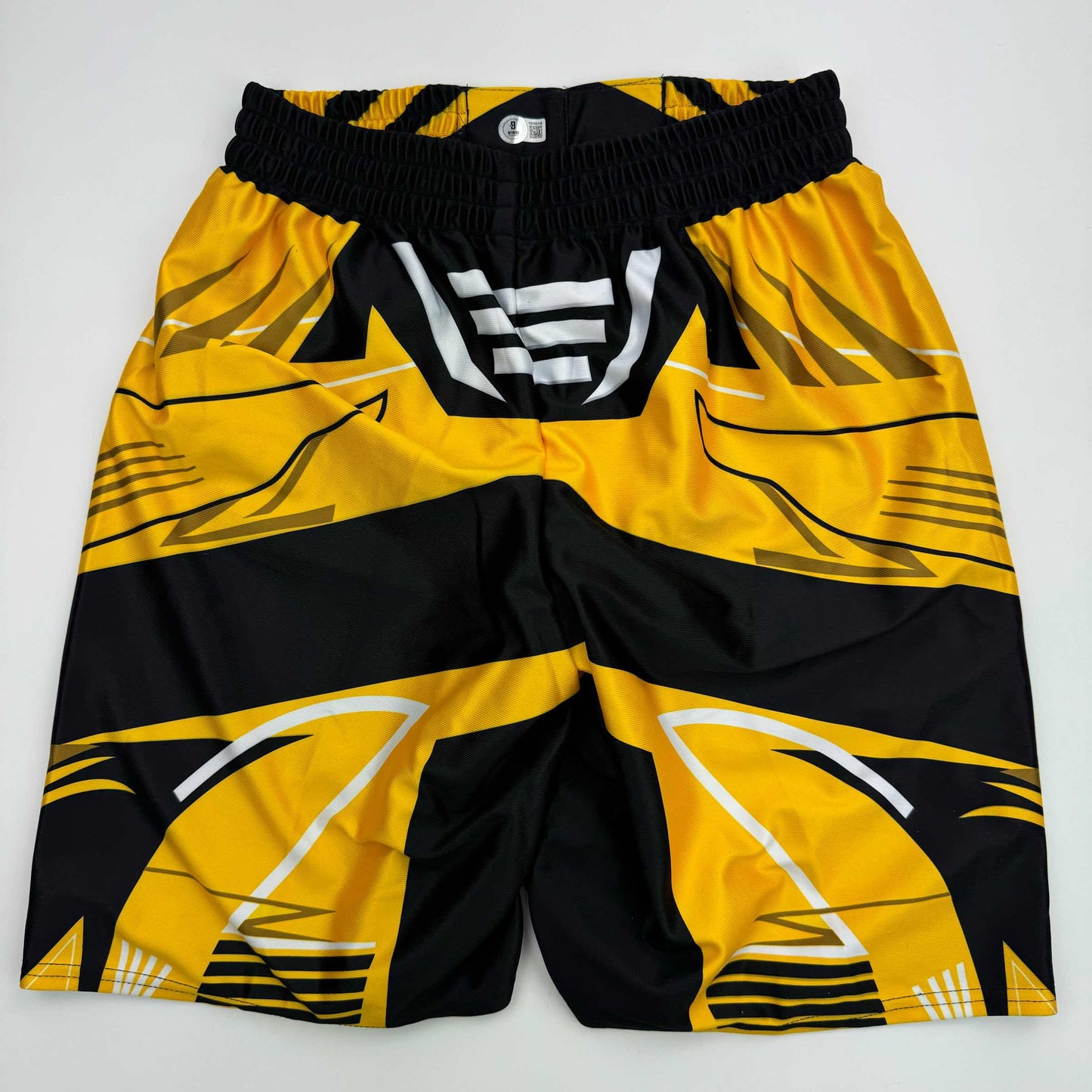 Autographed/Signed Charles Oliveira Yellow Brazil UFC MMA Trunks Shorts Ultimate Fighting Beckett BAS COA