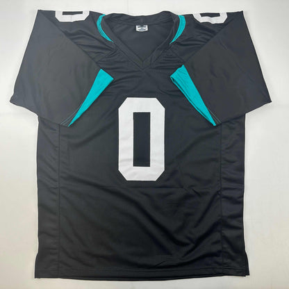 Autographed/Signed Calvin Ridley Jacksonville Black Football Jersey Beckett BAS COA