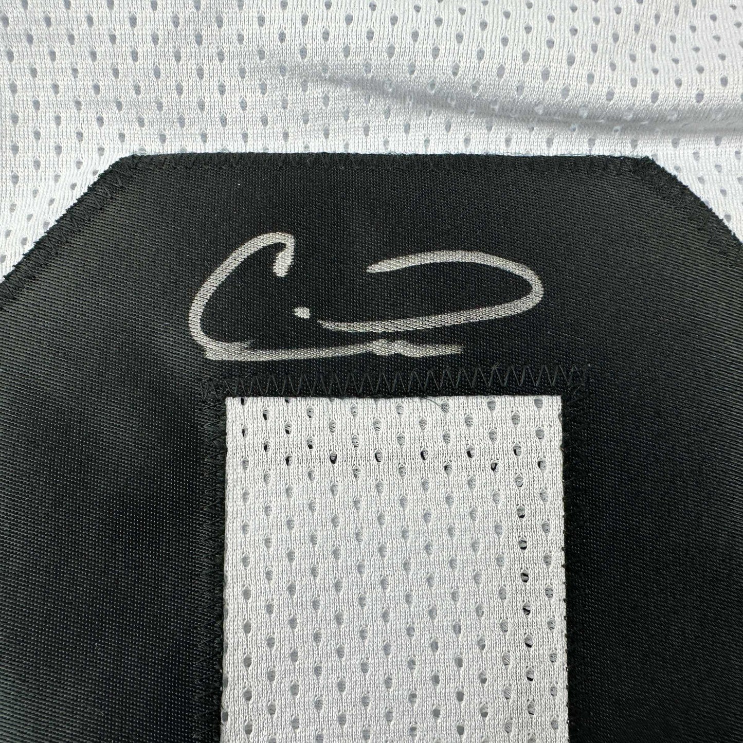 Autographed/Signed Calvin Ridley Jacksonville White Football Jersey Beckett BAS COA
