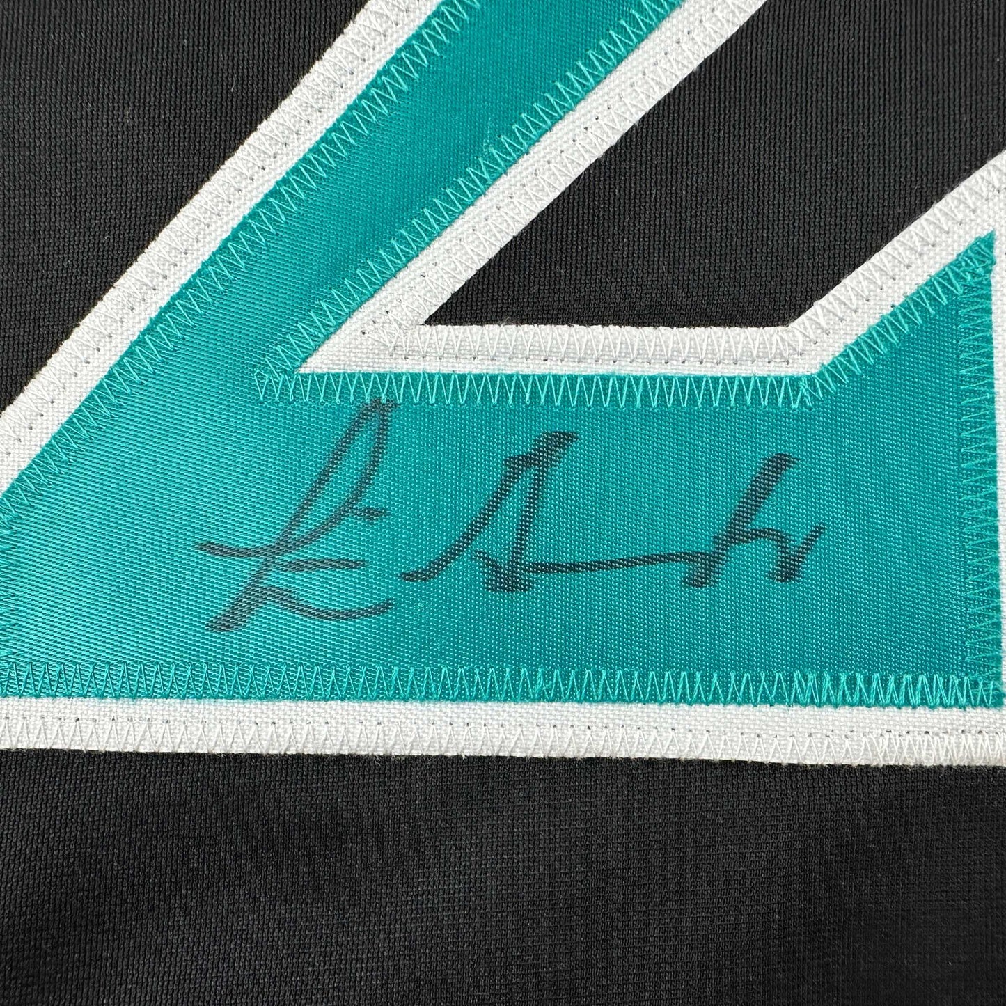 Autographed/Signed Luis Gonzalez Arizona Black Baseball Jersey JSA COA