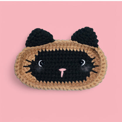 [PATTERN GIFT] Cat Eyeglasses Holder Crochet Pattern Digital Download