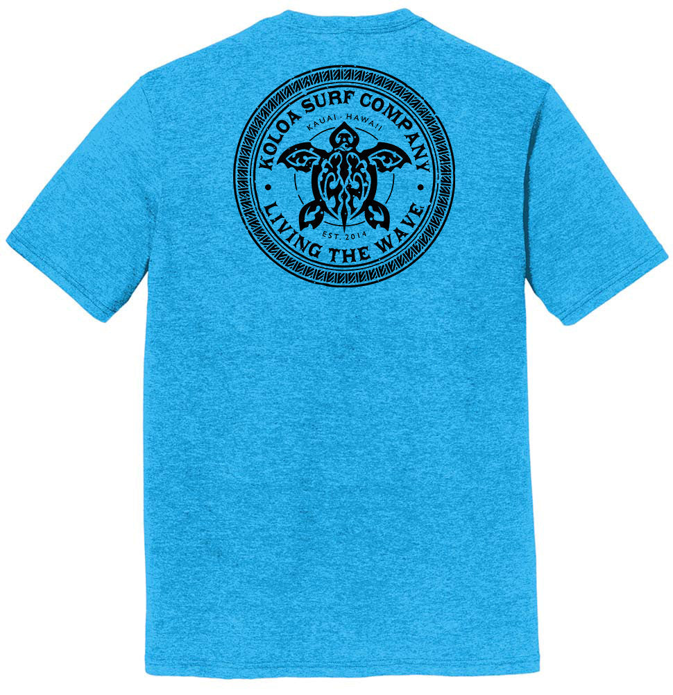 Koloa Tribal Turtle Comfort Tri-Blend T-Shirt