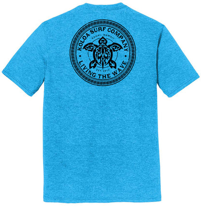 Koloa Tribal Turtle Comfort Tri-Blend T-Shirt