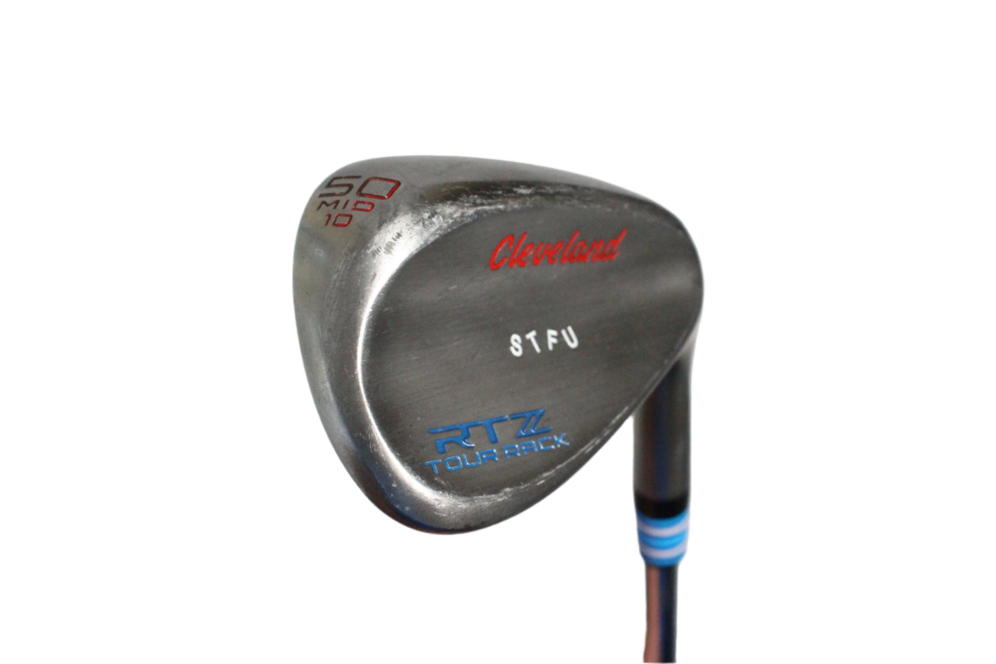 Pre-Owned Cleveland RTZ Custom: 50.0-10 Mid Wedge W/ Shimada Tour Wedge 120 S (Stiff) Steel Shaft (Above Average)