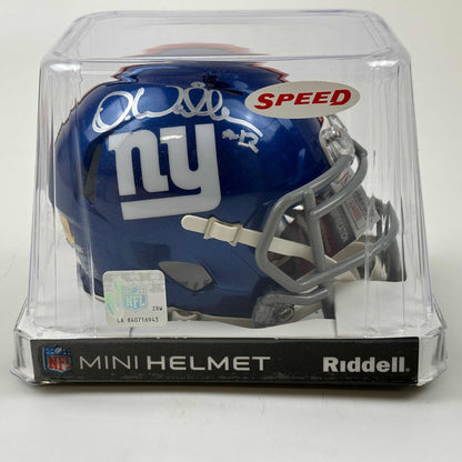 Autographed/Signed Darren Waller New York Giants Mini Football Helmet JSA COA