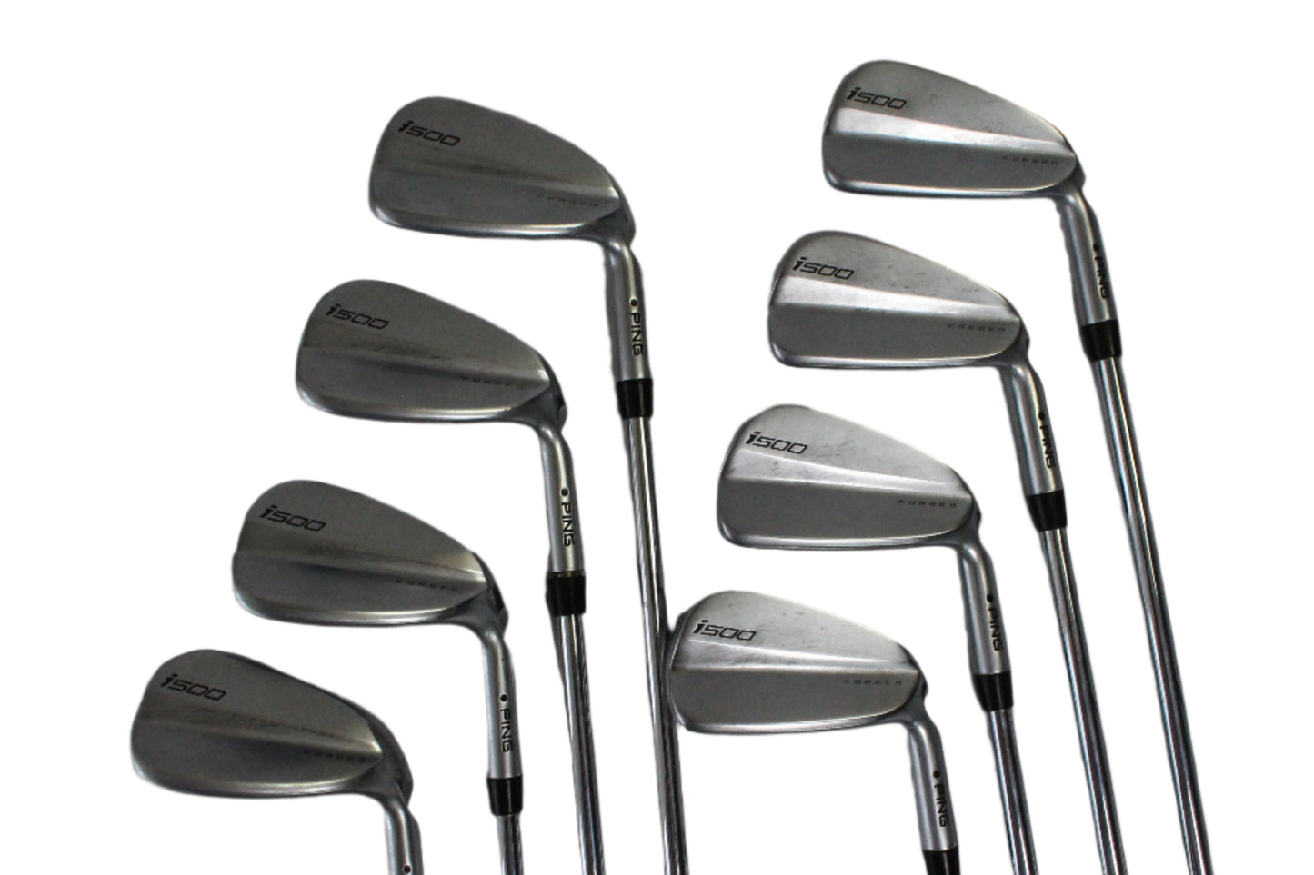 Pre-Owned Ping i500: Iron set (4-PW, UW) W/ Dynamic Gold S300 (Stiff) Steel Shaft (Average)