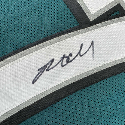 Autographed/Signed Brent Celek Philadelphia Green Football Jersey JSA COA