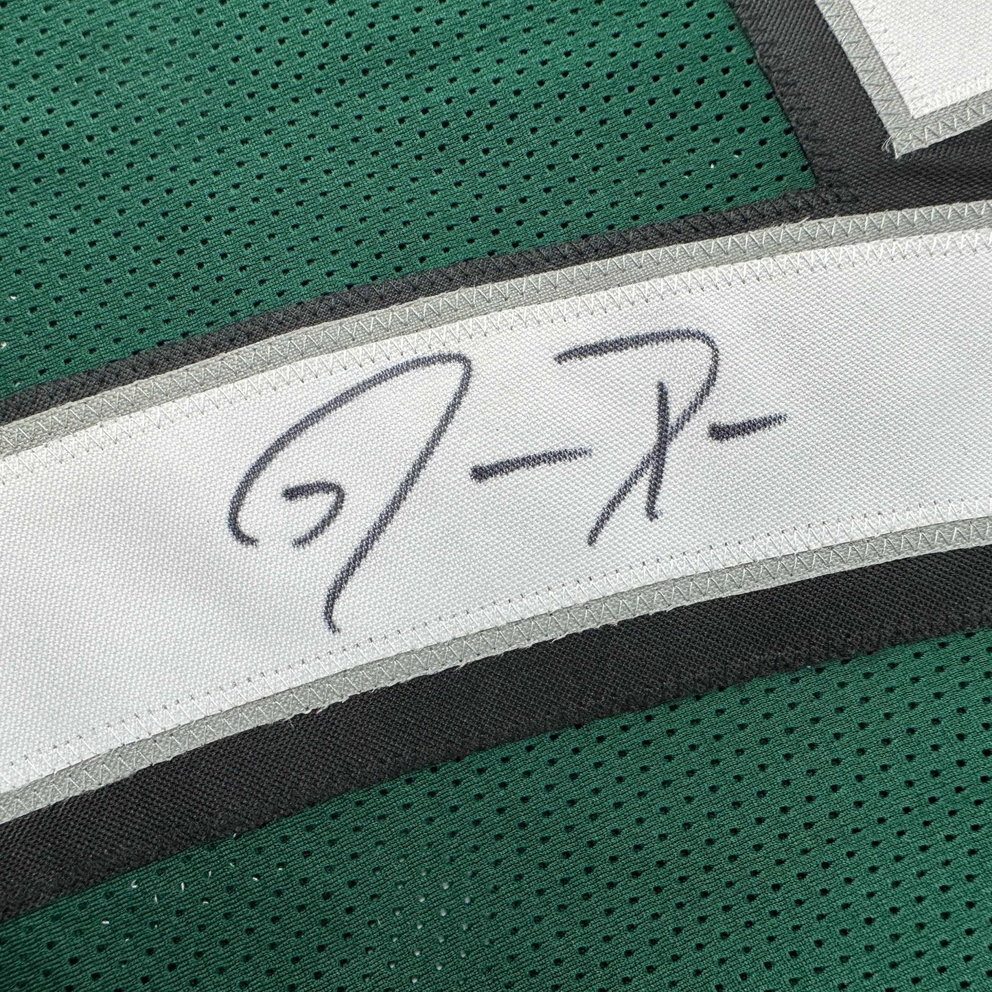 Autographed/Signed Jason Peters Philadelphia Green Football Jersey Beckett BAS COA