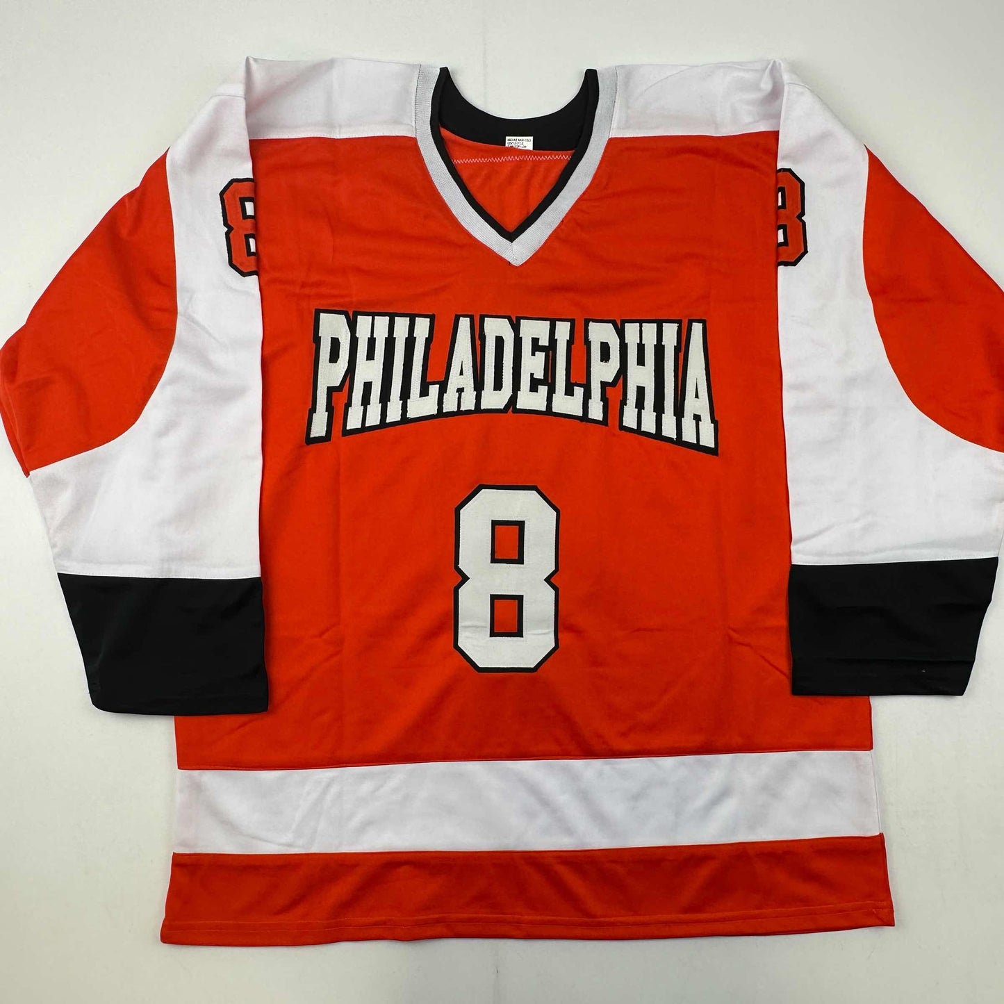 Autographed/Signed Mark Recchi Philadelphia Orange Hockey Jersey JSA COA