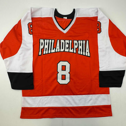 Autographed/Signed Mark Recchi Philadelphia Orange Hockey Jersey JSA COA