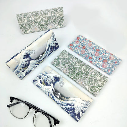 Windrush by William Morris Glasses Case - Vegan Leather Folding Hard Shell Case
