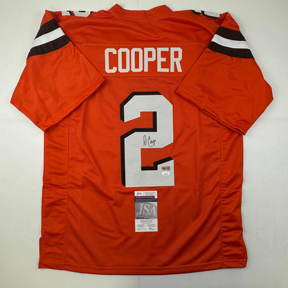 Autographed/Signed Amari Cooper Cleveland Orange Football Jersey JSA COA