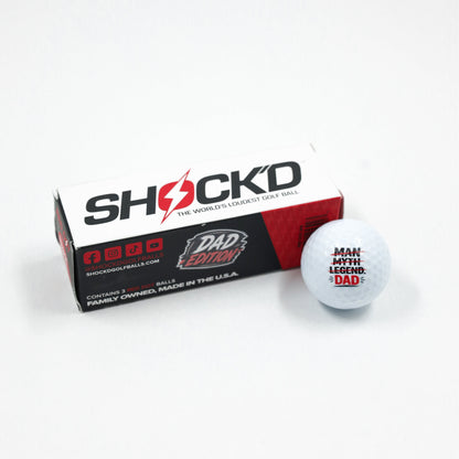 BUY 3 GET 1 FREE BUNDLE - SHOCK'D Golf Balls