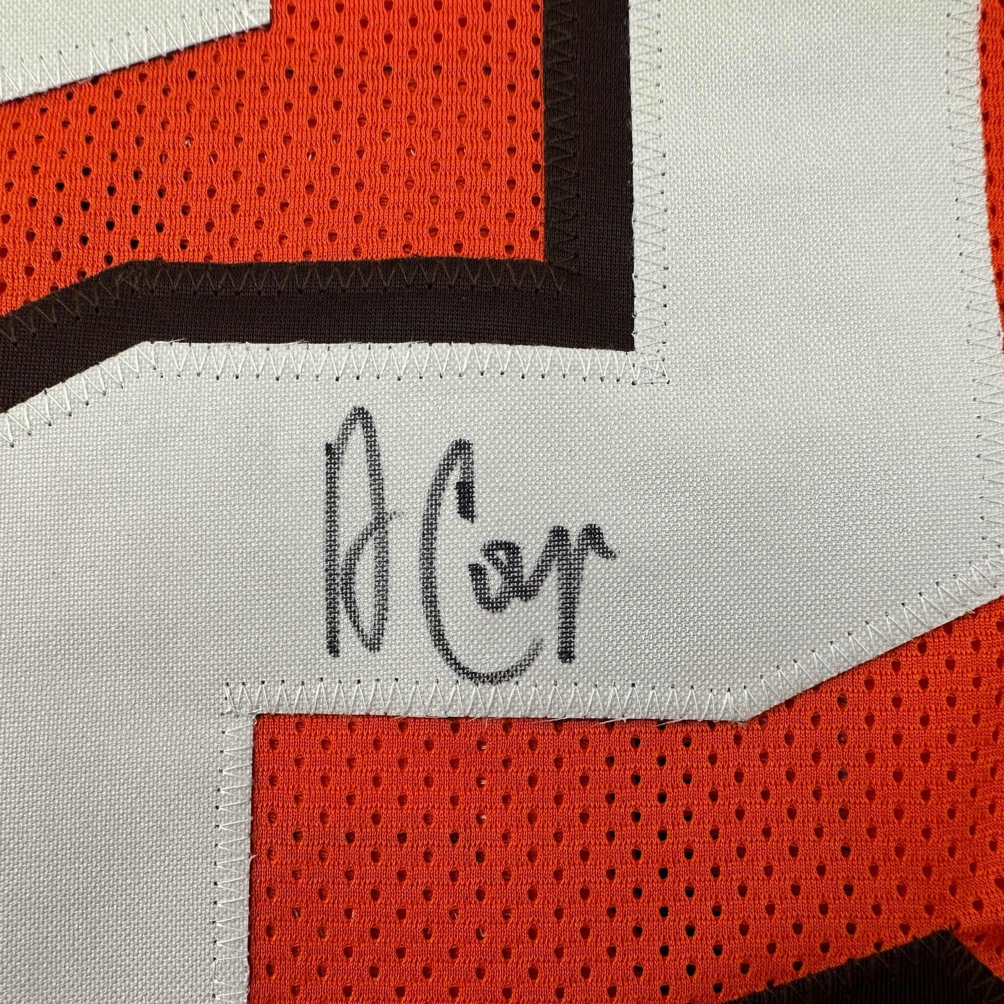 Autographed/Signed Amari Cooper Cleveland Orange Football Jersey JSA COA