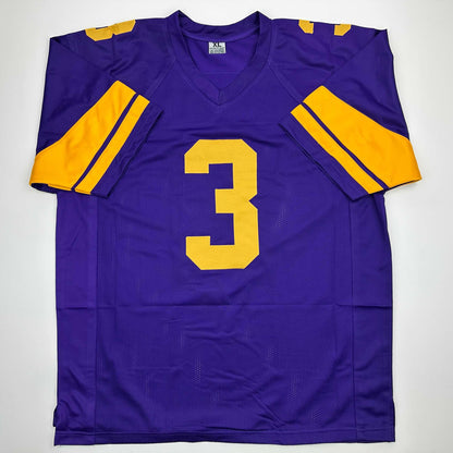 Autographed/Signed Jordan Addison Minnesota Color Rush Football Jersey Beckett BAS COA