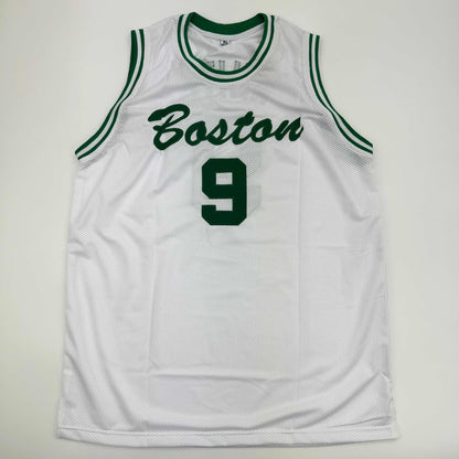 Autographed/Signed Derrick White Boston White Basketball Jersey Beckett BAS COA