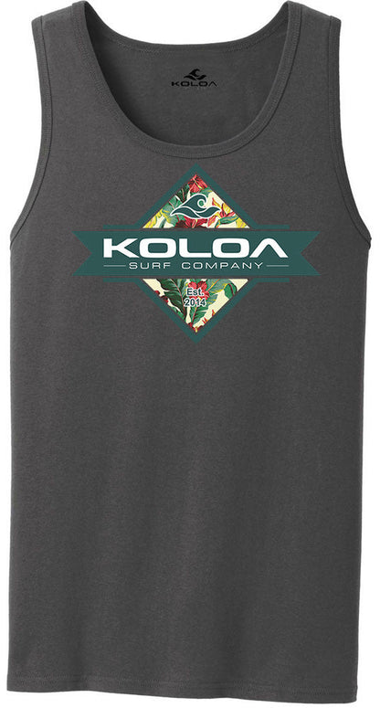 Koloa Diamond Flowers Tank Top