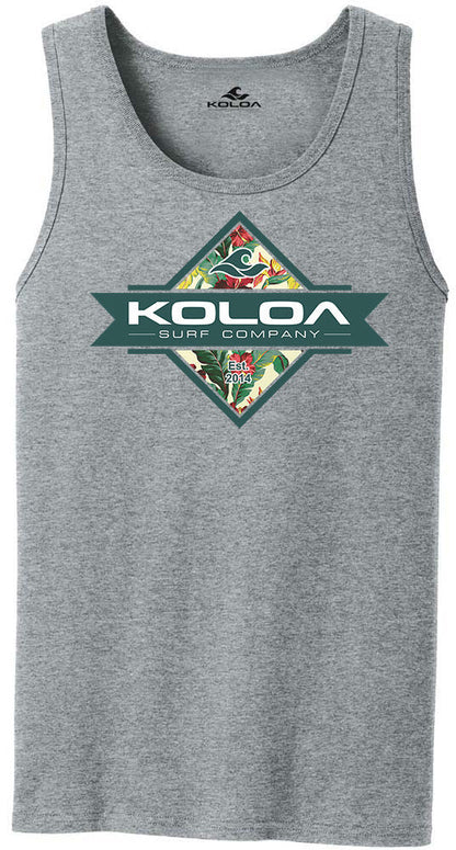 Koloa Diamond Flowers Tank Top