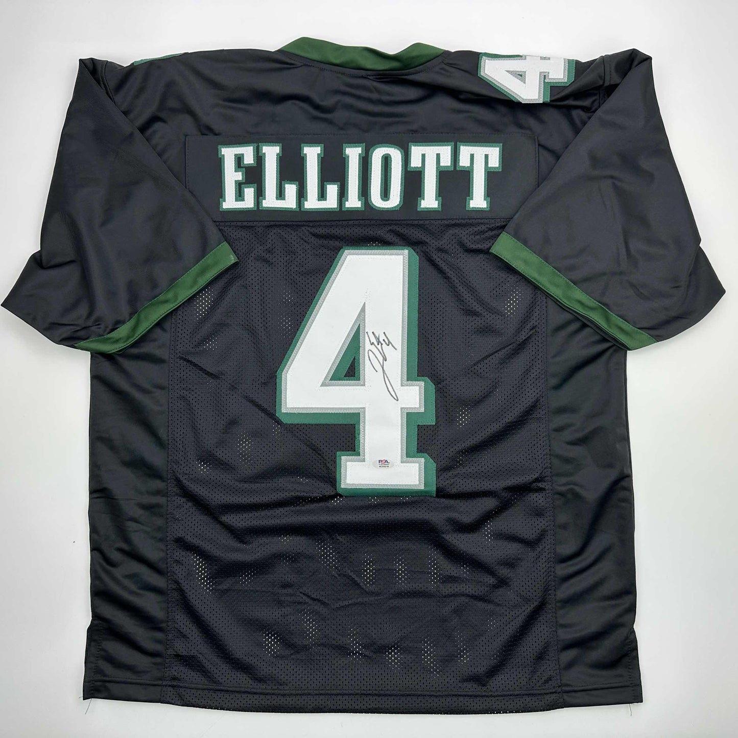 Autographed/Signed Jake Elliott Philadelphia Black Football Jersey PSA/DNA COA