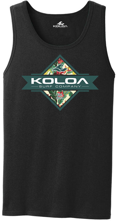Koloa Diamond Flowers Tank Top