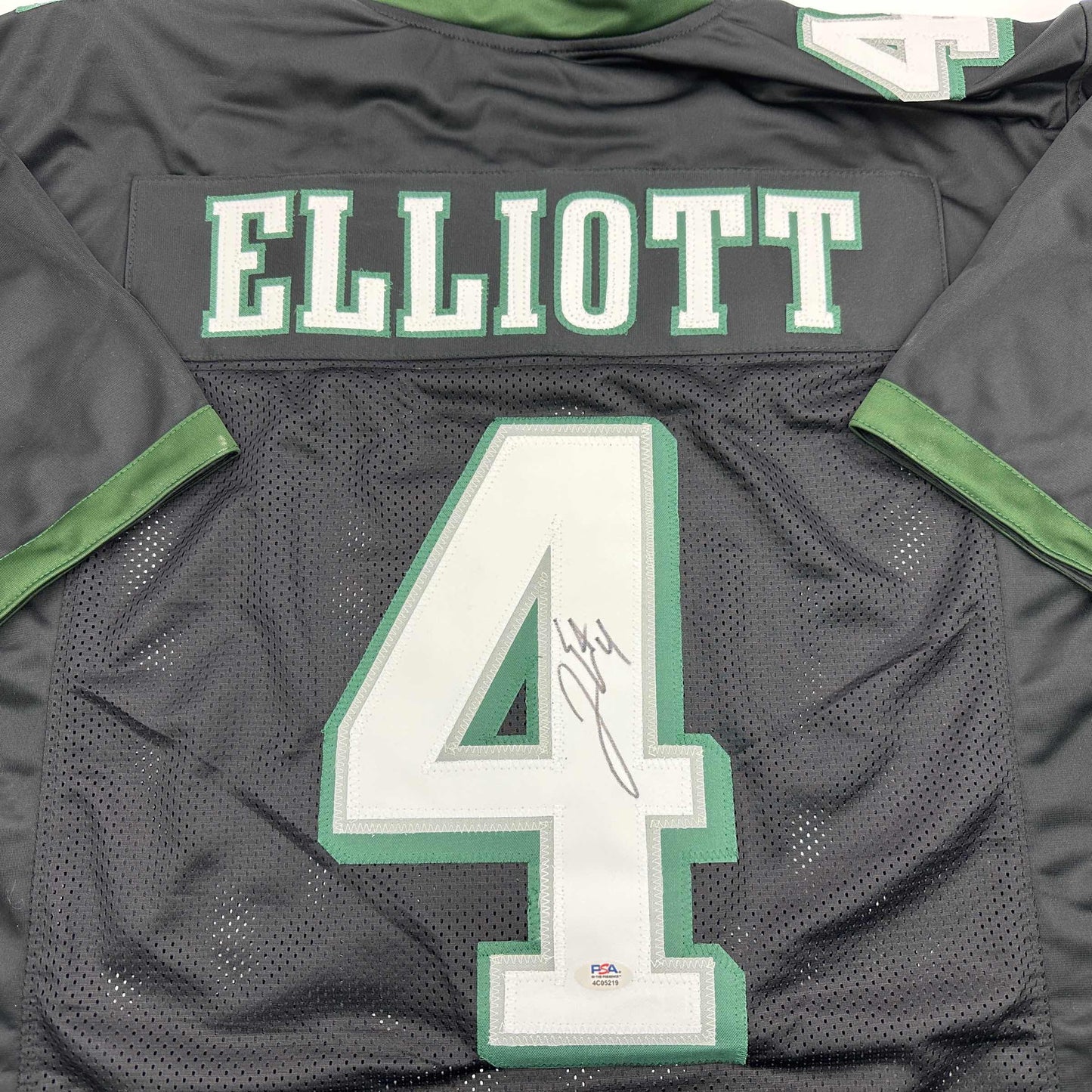 Autographed/Signed Jake Elliott Philadelphia Black Football Jersey PSA/DNA COA