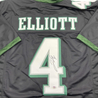 Autographed/Signed Jake Elliott Philadelphia Black Football Jersey PSA/DNA COA