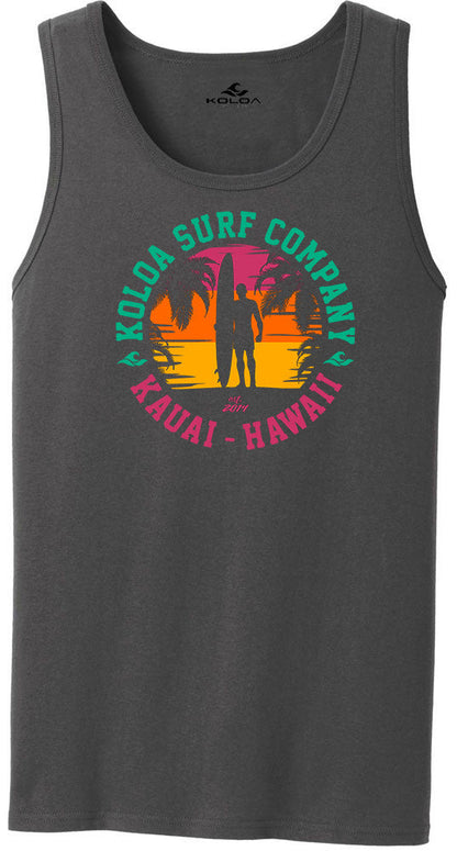 Koloa Surfer Silhouette Tank Top