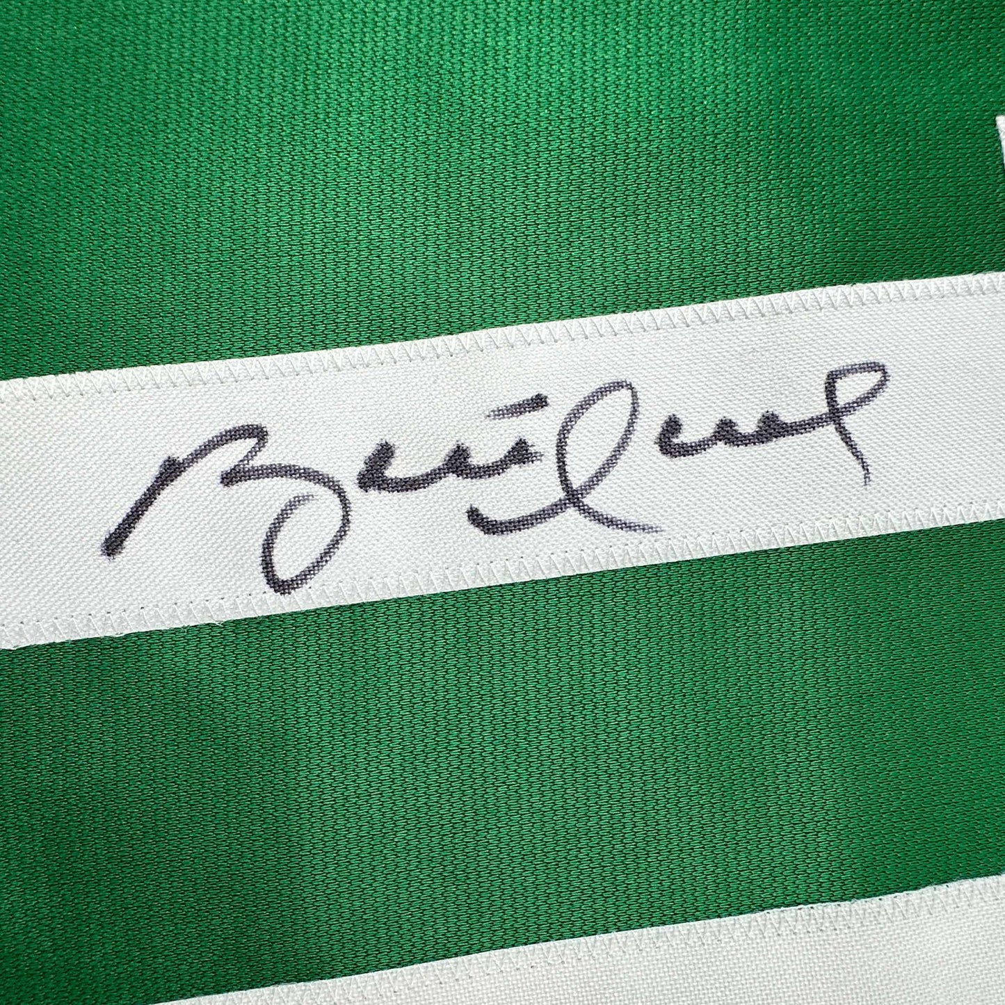 Autographed/Signed Brett Hull Dallas Green Hockey Jersey Beckett BAS COA