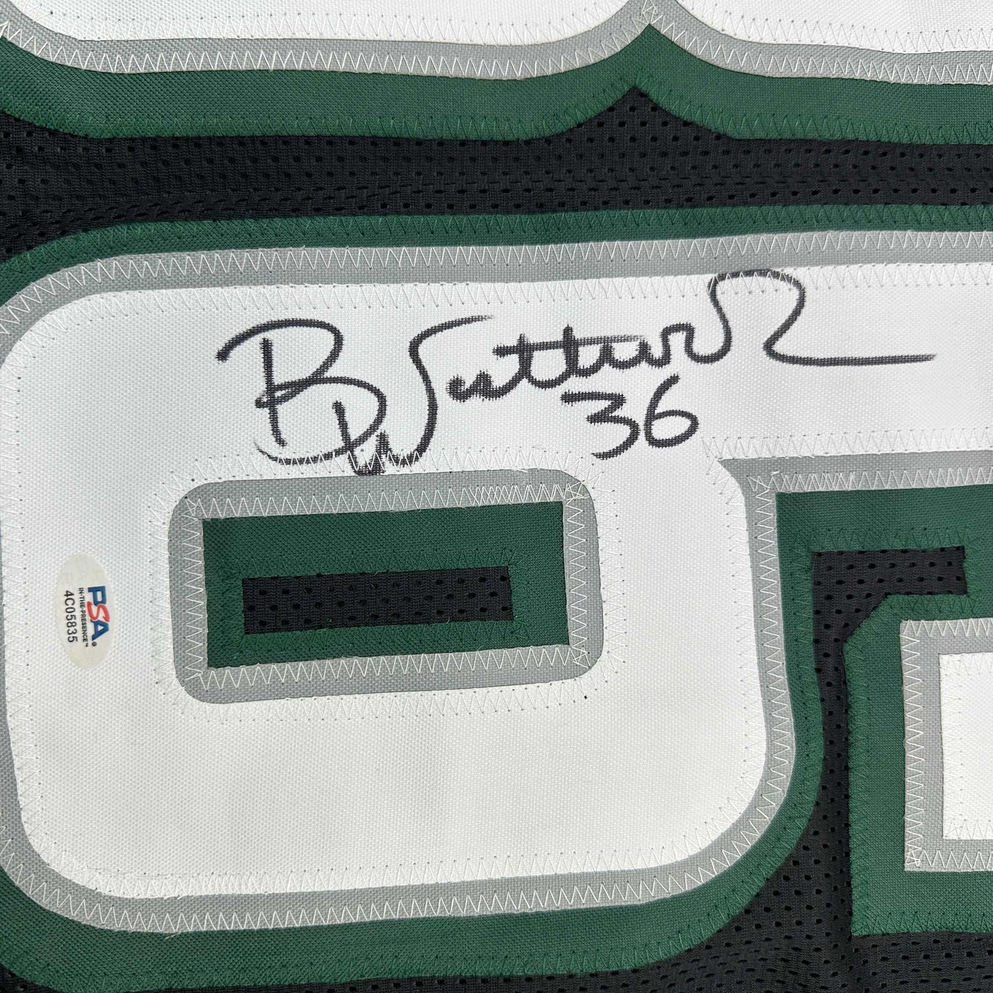 Autographed/Signed Brian Westbrook Philadelphia Black Football Jersey PSA/DNA COA