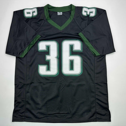 Autographed/Signed Brian Westbrook Philadelphia Black Football Jersey PSA/DNA COA