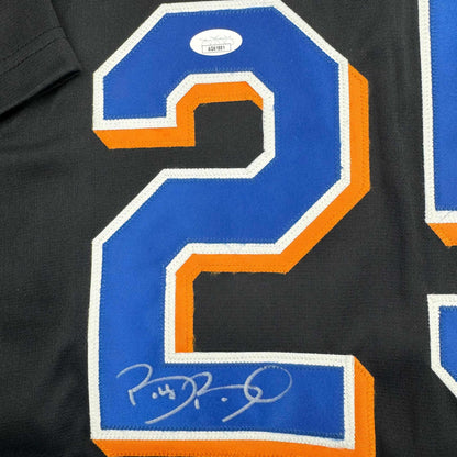 Autographed/Signed Bobby Bonilla New York Black Baseball Jersey JSA COA