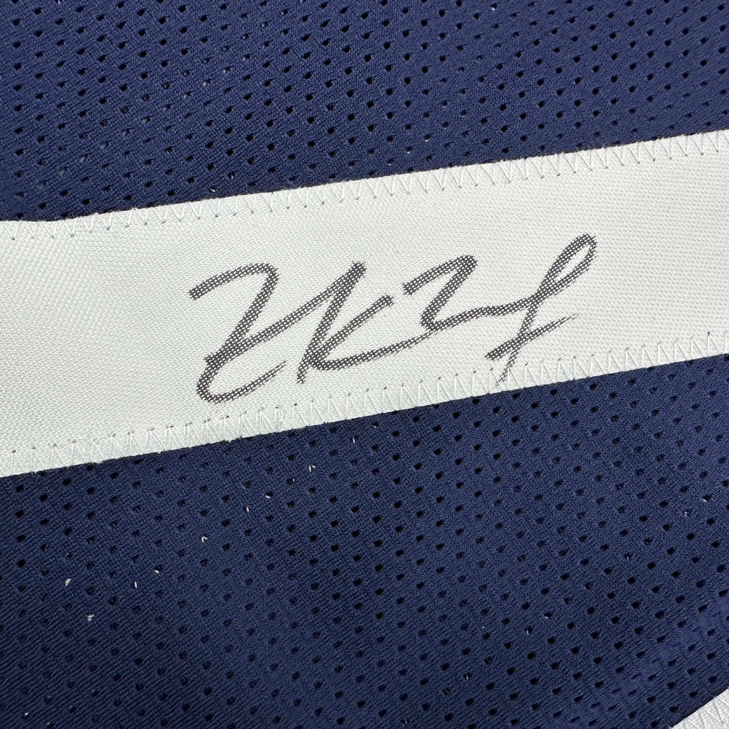 Autographed/Signed Zack Martin Dallas Thanksgiving Day Football Jersey Beckett BAS COA