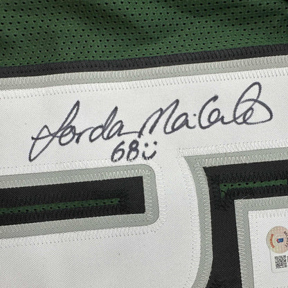 Autographed/Signed Jordan Mailata Philadelphia Green Football Jersey Beckett BAS COA