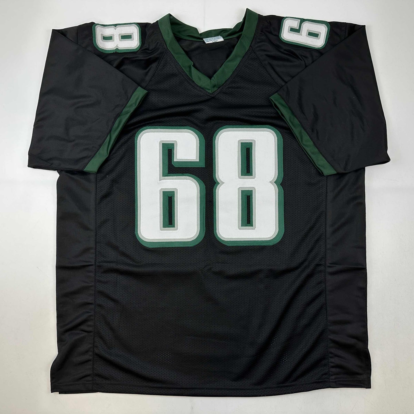 Autographed/Signed Jordan Mailata Philadelphia Black Football Jersey Beckett BAS COA
