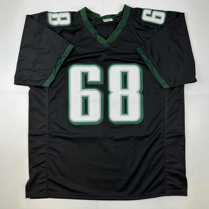 Autographed/Signed Jordan Mailata Philadelphia Black Football Jersey Beckett BAS COA