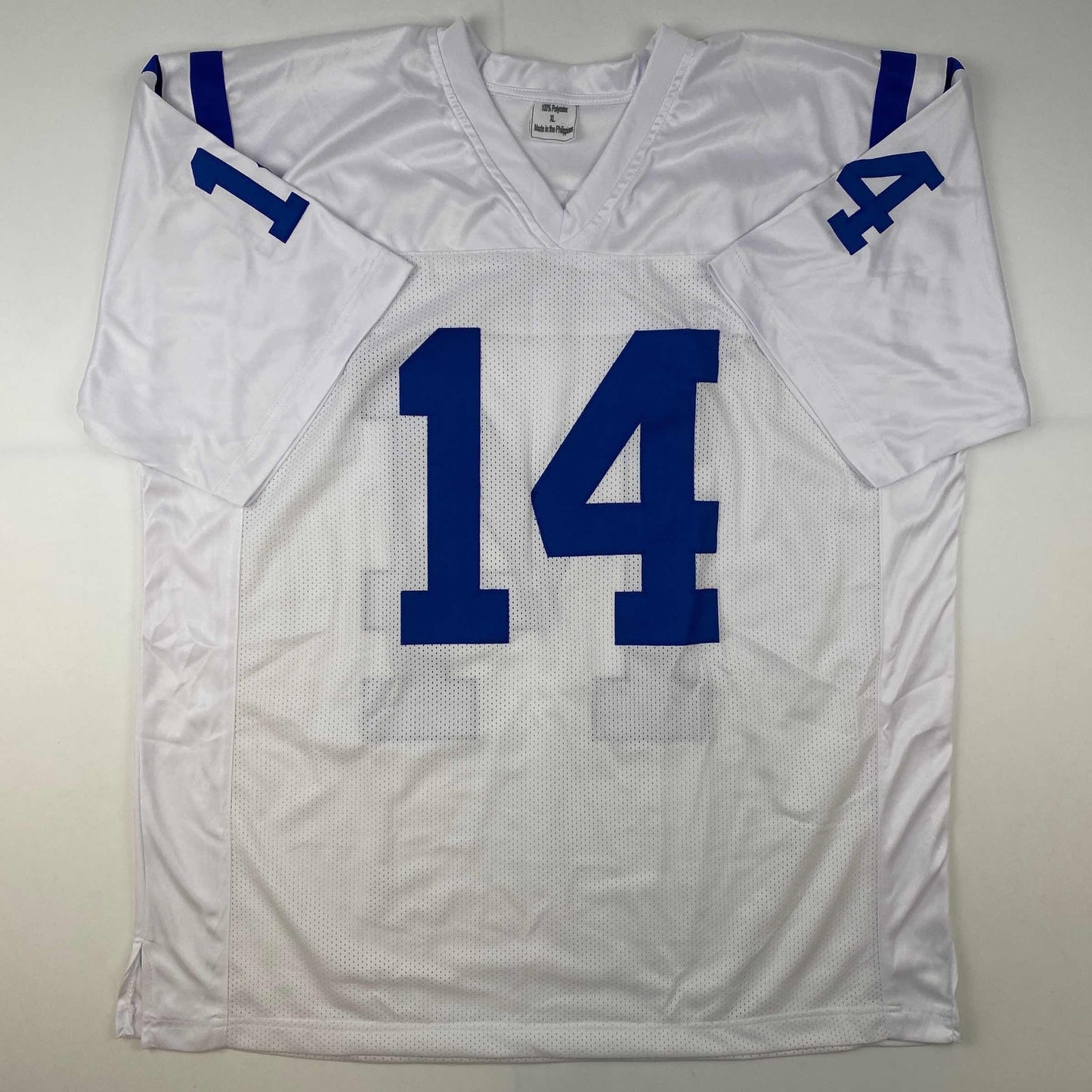 Autographed/Signed Alec Pierce Indianapolis White Football Jersey Beckett BAS COA