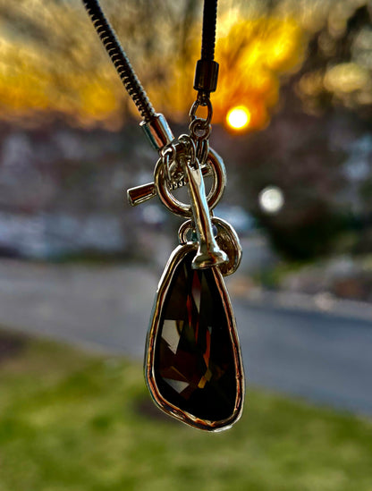 Mermaid's Treasure Crystal Pendant Necklace
