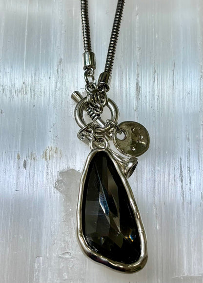 Mermaid's Treasure Crystal Pendant Necklace