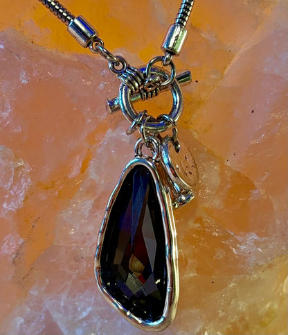 Mermaid's Treasure Crystal Pendant Necklace