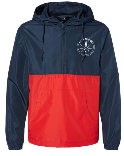 Koloa Looking For Waves Quarter-Zip Water Resistant Windbreaker