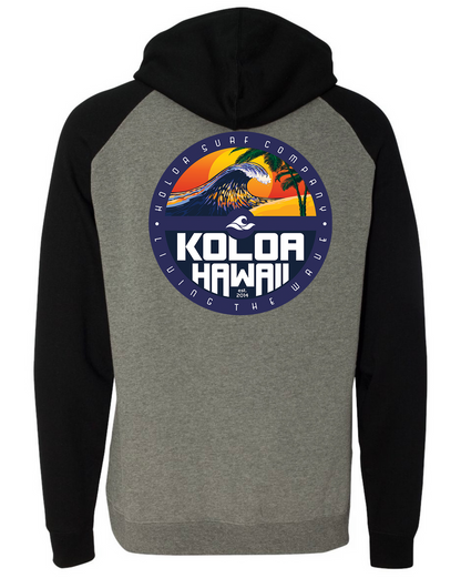 Koloa Rising Comfort Raglan Hoodie
