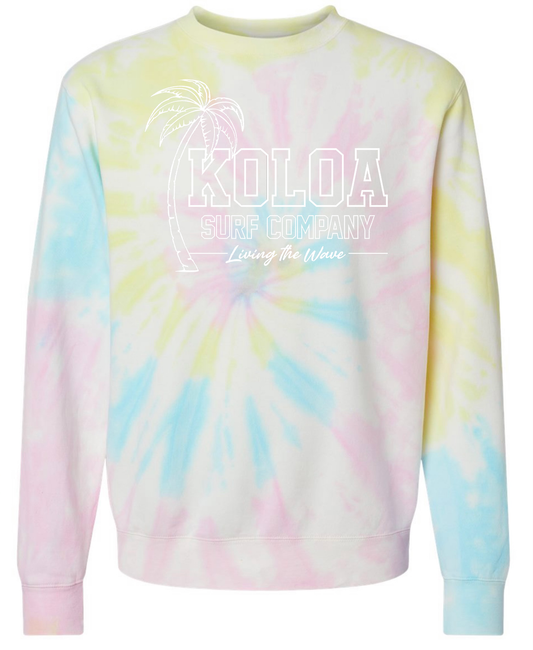 Koloa Breezy Tie-Dyed Sweatshirt