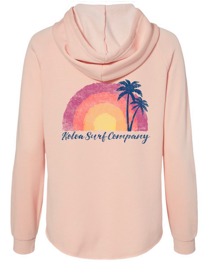 Koloa Watercolor Zip-Up Hoodie