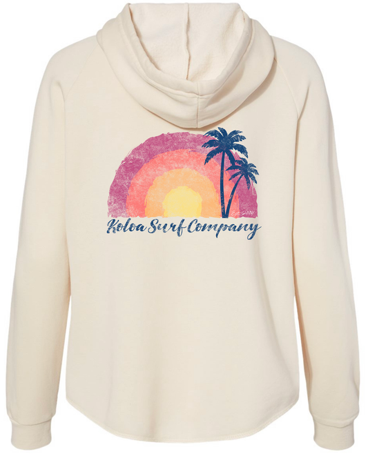Koloa Watercolor Zip-Up Hoodie