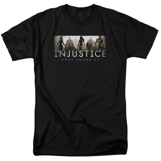 Injustice Gods Among Us Logo Mens T Shirt Black Officially Licensed