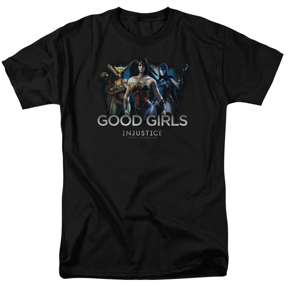 Injustice Gods Among Us Good Girls Mens T Shirt Black Officially Licensed