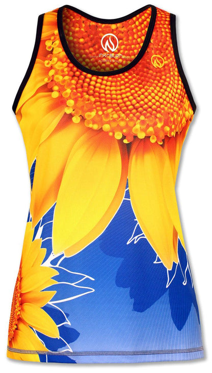 INKnBURN Women's Sunflower Singlet (Small)