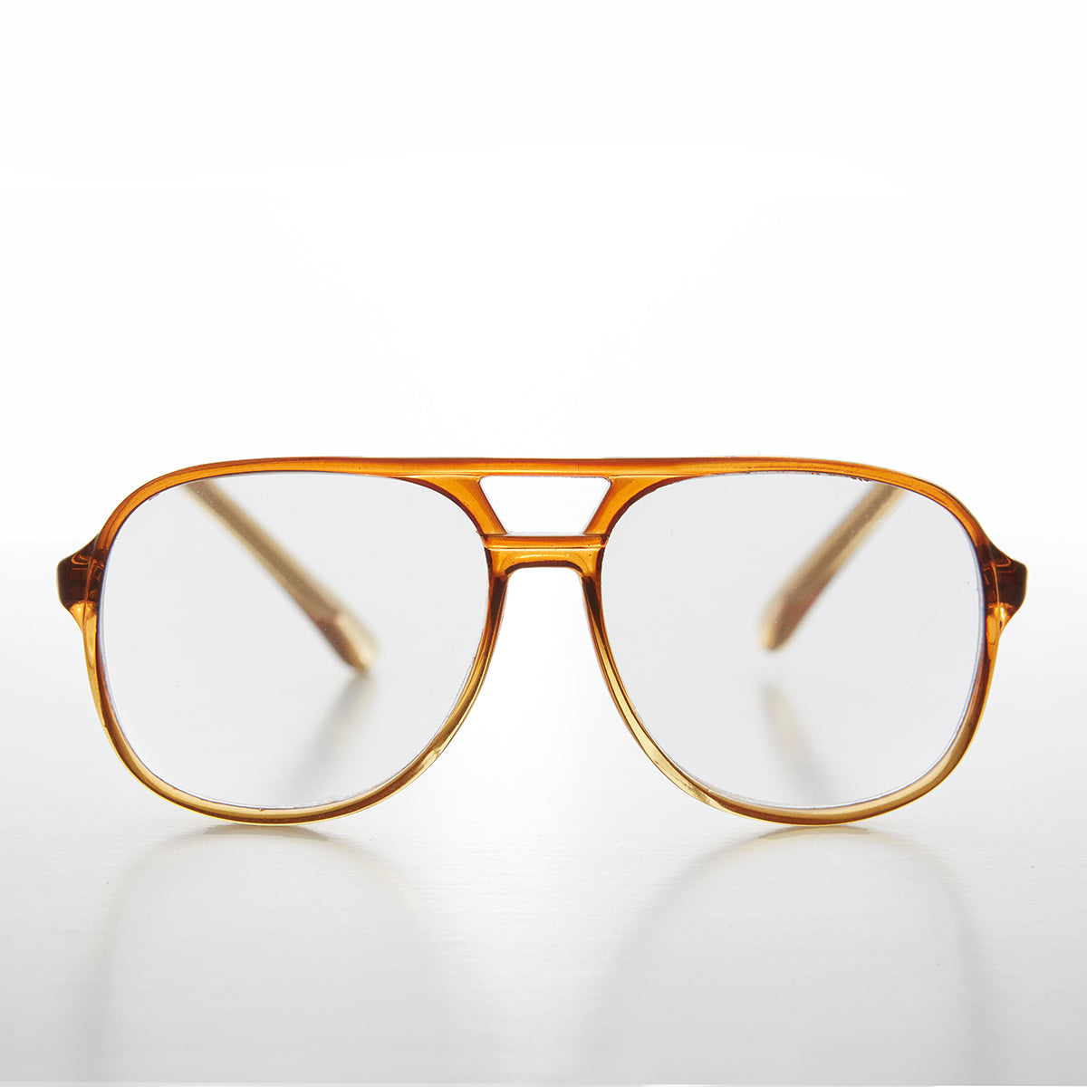 Classic Chestnut Aviator Vintage Reading Glasses - Irwin