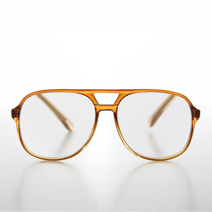 Classic Chestnut Aviator Vintage Reading Glasses - Irwin