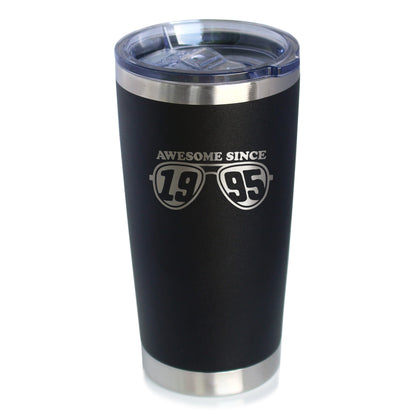 Awesome Since 1995 Insulated Coffee Tumbler with Sliding Lid 30th Birthday Gift Ideas 20oz Stainless Steel Tumbler